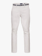 Pantalón chino de sarga de corte estándar Mr. Blue Gris