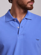 POLO AZUL MANGA CORTA REGULAR FIT MR. AZUL