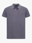 POLO GRIS MANGA CORTA REGULAR FIT MR. AZUL