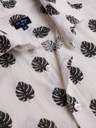 Camisa Regular Fit Lino Gris Mr. Blue