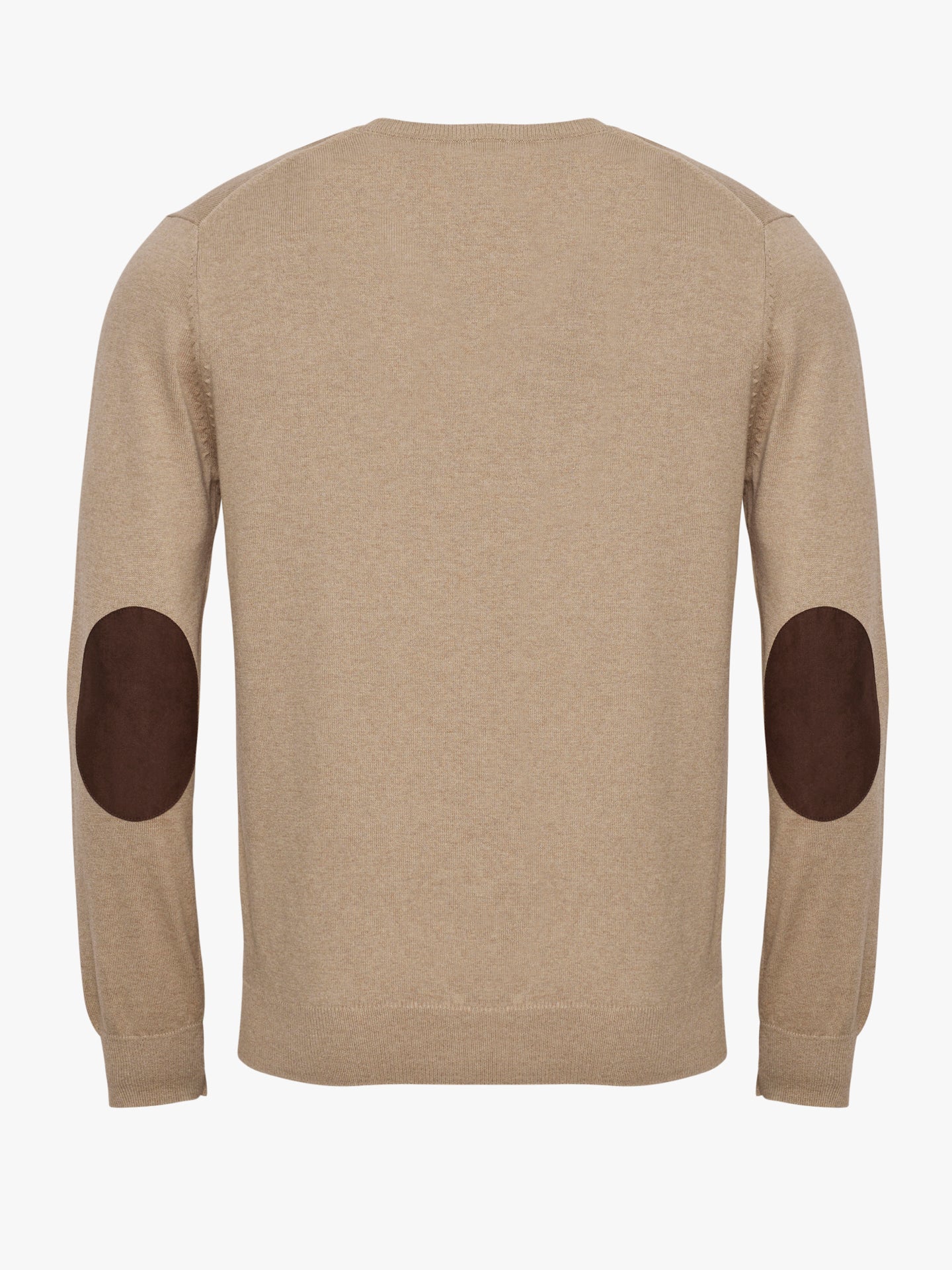 JERSEY FINO BEIGE CON CODERAS MR REGULAR FIT. AZUL