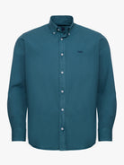 CAMISA ALGODÓN AZUL MANGA LARGA REGULAR FIT MR. AZUL