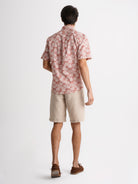 Camisa Regular Fit De Sarga Rosa Mr. Blue