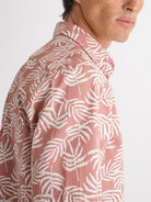 Camisa Regular Fit De Sarga Rosa Mr. Blue