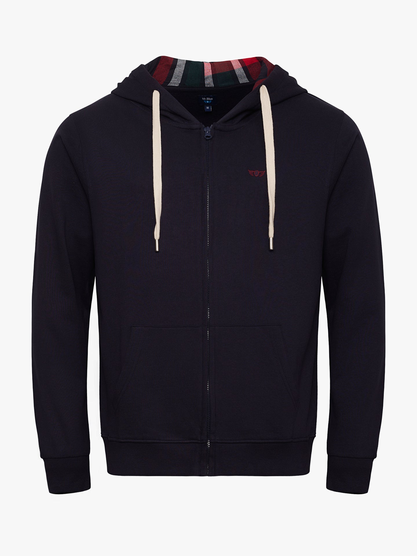REGULAR FIT BLUE HOODIE MR. BLUE