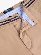 BERMUDA REGULAR FIT DE ALGODÓN CAMEL MR. AZUL