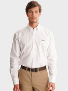 CAMISA MR BLANCA REGULAR FIT. AZUL