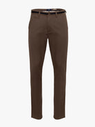 GREEN STRUCTURED TROUSERS SLIM FIT MR. BLUE