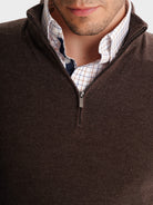 JERSEY FINO MARRÓN CON CODERAS MR REGULAR FIT. AZUL