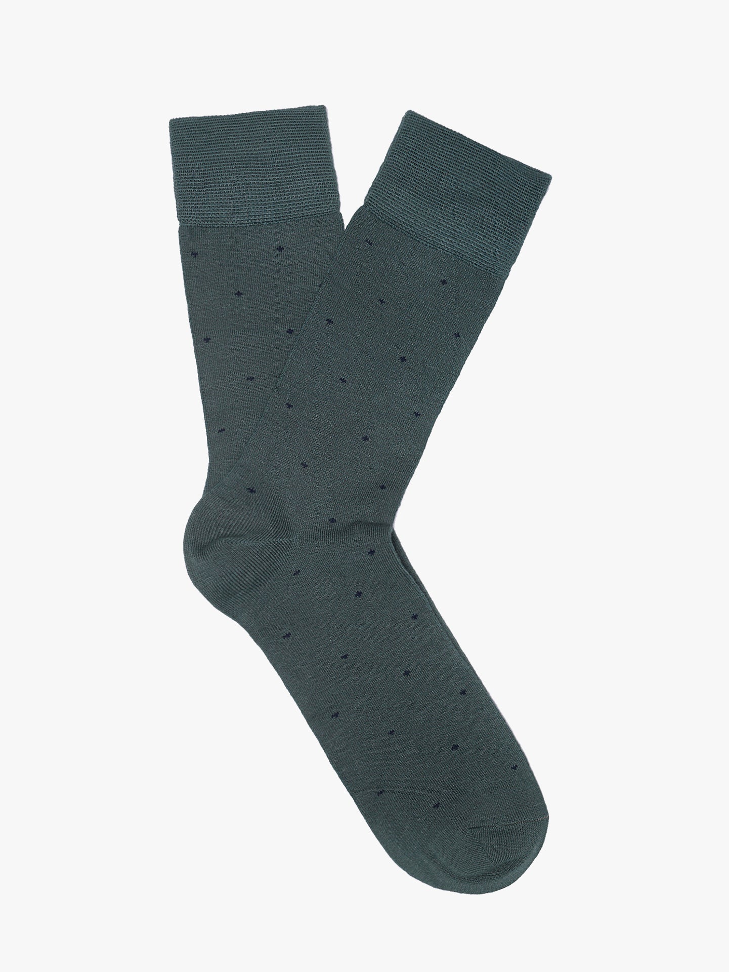 MEIAS BAMBOO VERDES REGULAR FIT MR. BLUE