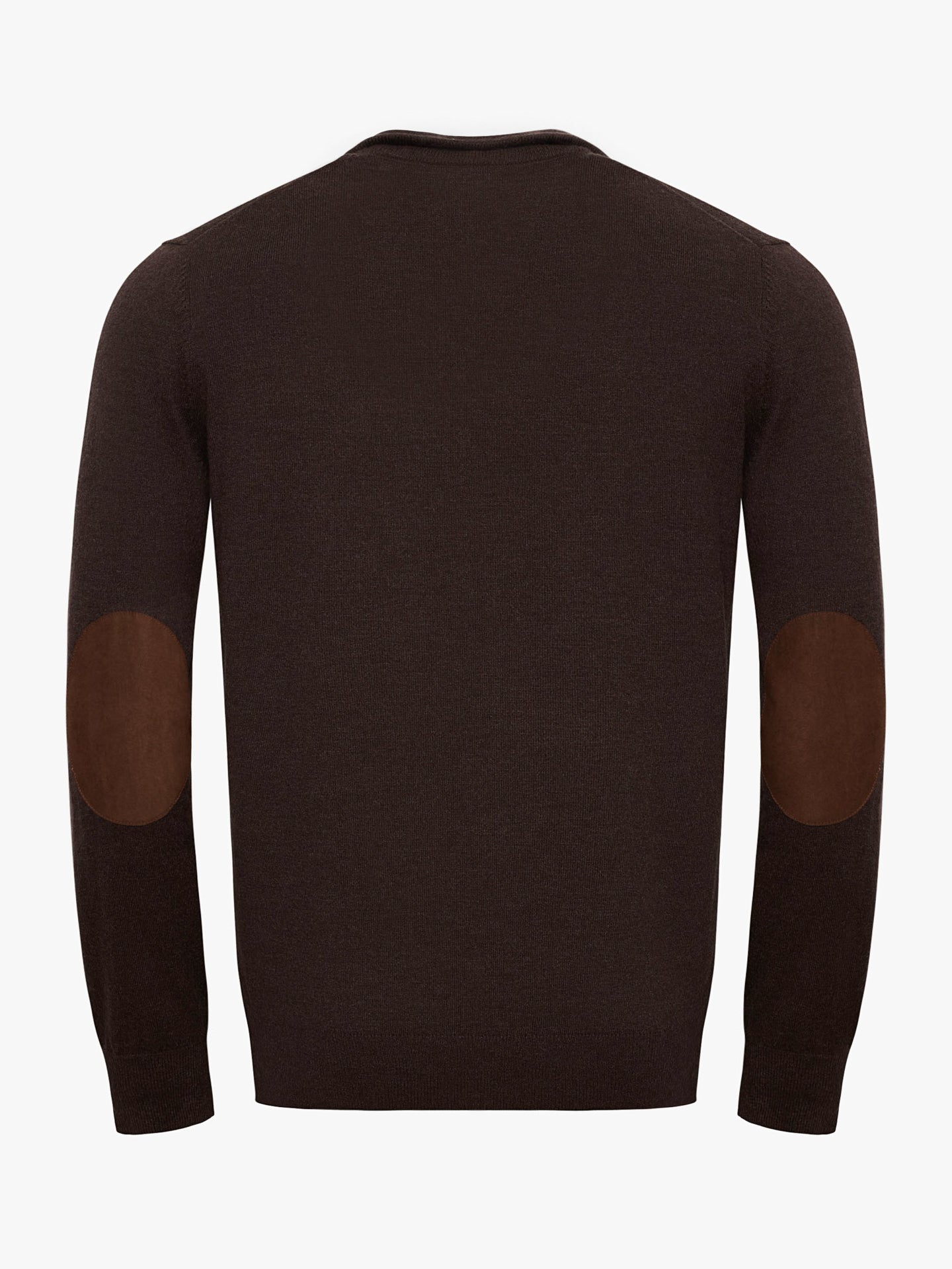 JERSEY FINO MARRÓN CON CODERAS MR REGULAR FIT. AZUL