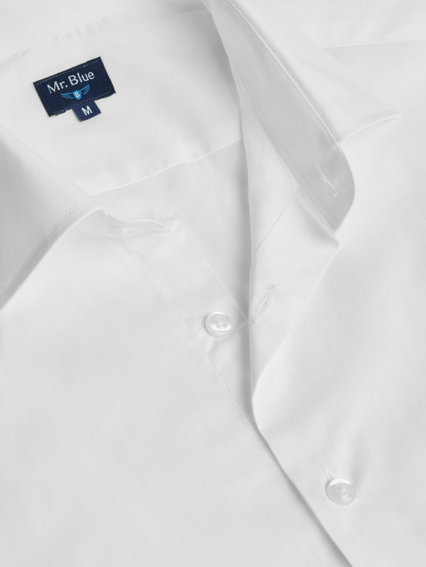 CAMISA MR BLANCA SLIM FIT. AZUL
