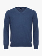 JERSEY DELGADO AZUL CON CODERAS MR REGULAR FIT. AZUL
