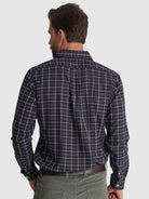 Camisa Algodão Azul Manga Comprida Regular Fit Mr. Blue