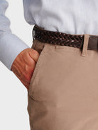 PANTALÓN ESTRUCTURA SLIM FIT BEIGE MR. AZUL