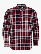 CAMISA FRANELA REGULAR ROJA CAMISA FRANELA REGULAR FIT MR. AZUL