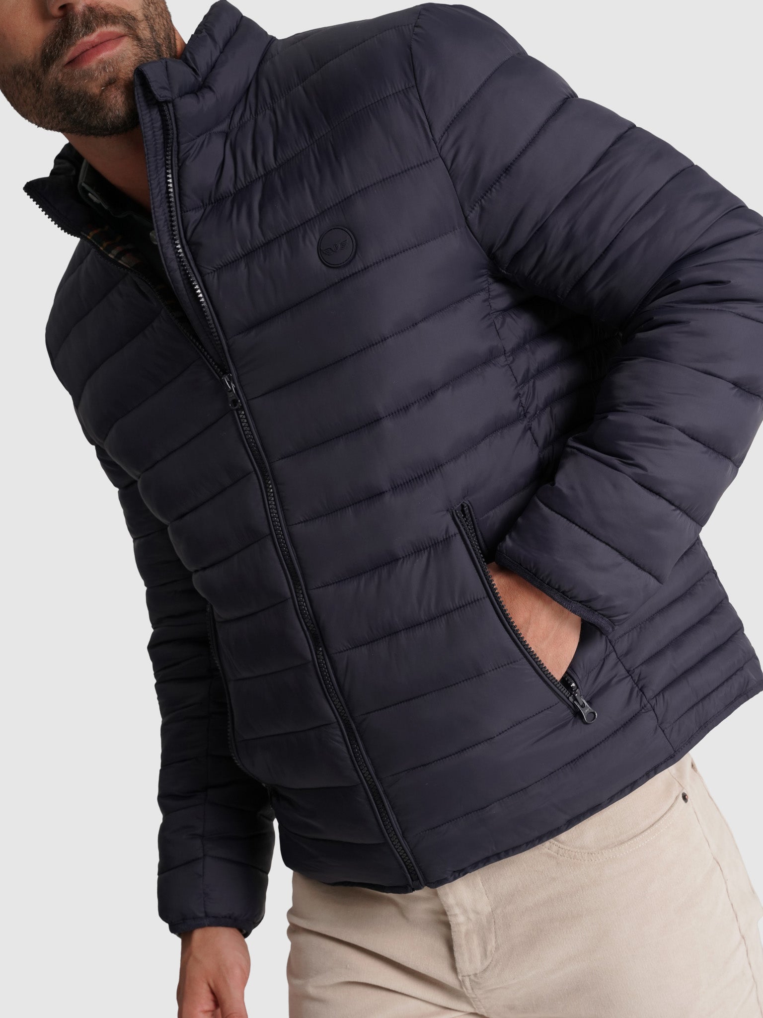 Blusão Azul Regular Fit Mr. Blue