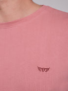 CAMISETA ALGODÓN ROSA MANGA CORTA REGULAR FIT MR. AZUL