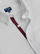WHITE REGULAR FIT MR SHIRT. BLUE