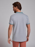POLO VERDE MANGA CORTA REGULAR FIT MR. AZUL