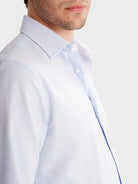 CAMISA MR AZUL SLIM FIT. AZUL