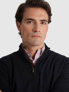 PULLOVER CAXEMIRA AZUL MANGA COMPRIDA REGULAR FIT MR. BLUE
