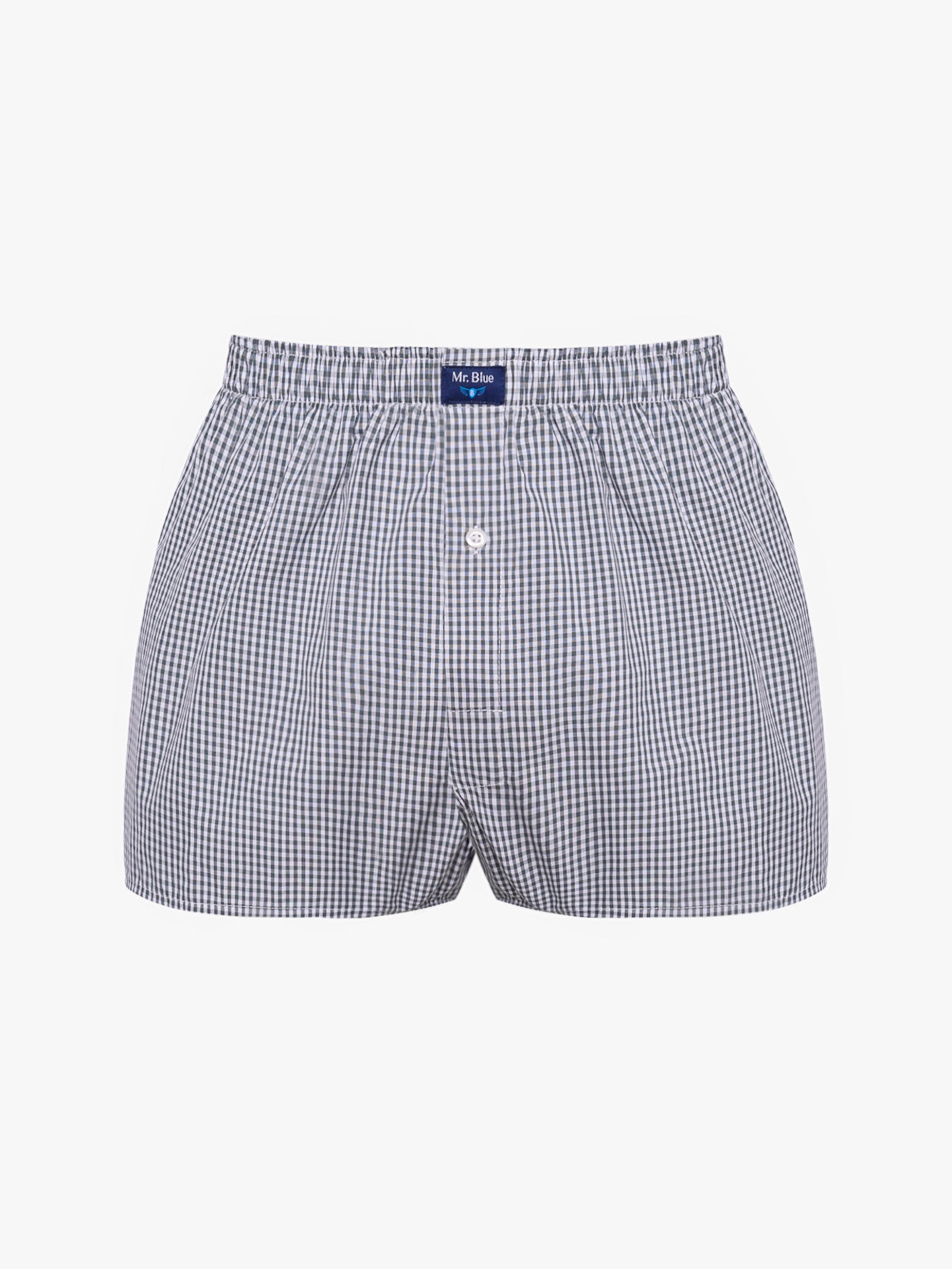 GREEN BOXERS REGULAR FIT MR. BLUE