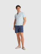 POLO AZUL MANGA CURTA REGULAR FIT MR. BLUE