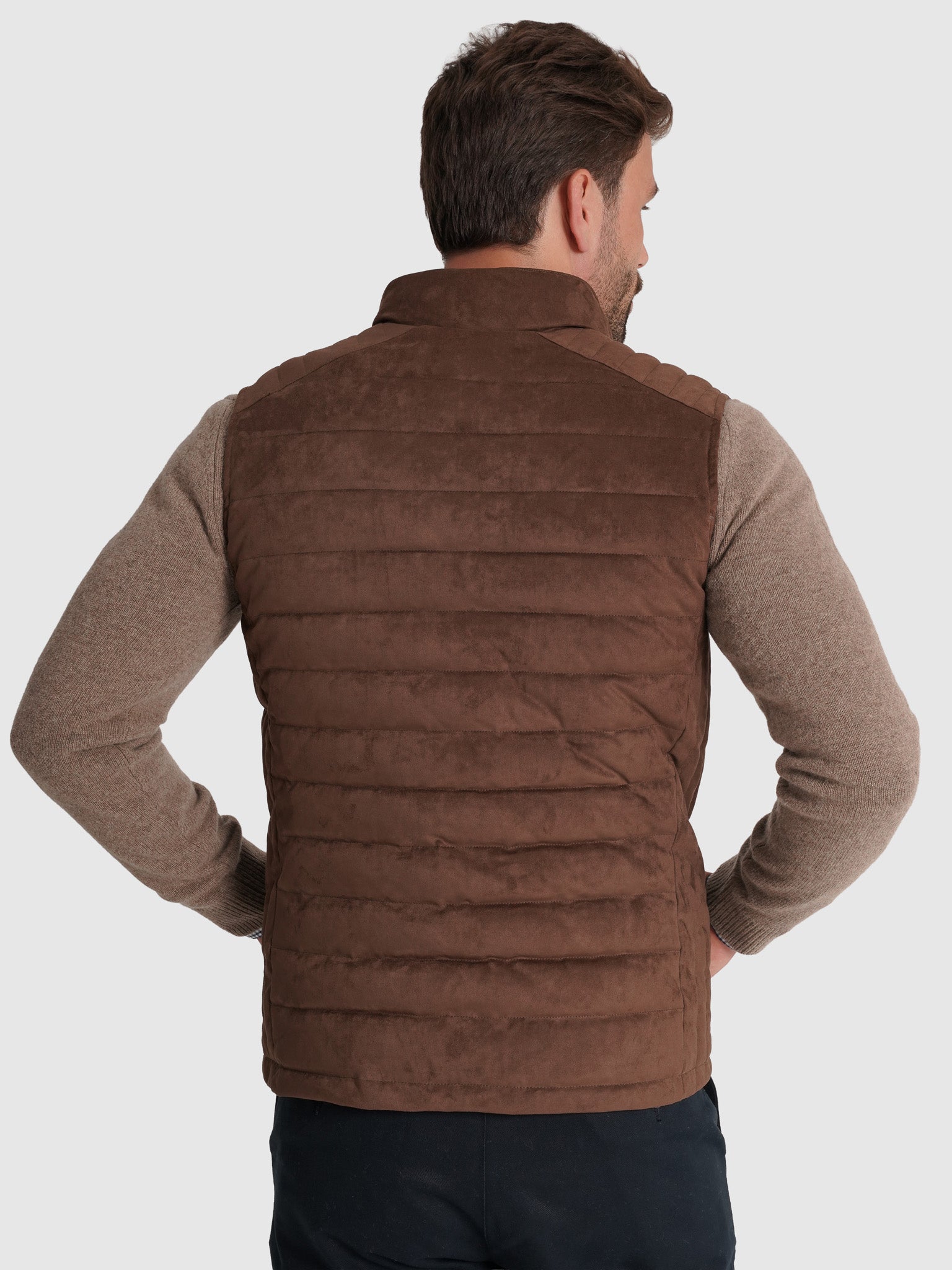 CHAQUETA MARRÓN REGULAR FIT MR. AZUL