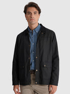 ABRIGO AZUL MANGA LARGA REGULAR FIT MR. AZUL