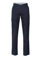 Calças chino algodão regular fit azul escuro - Mr Blue