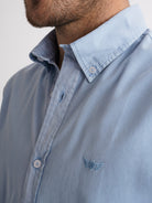 Camisa de sarga de corte estándar de Mr. Blue