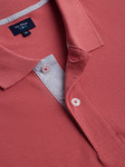 Polo Regular Fit Piquet Rosa Mr. Blue