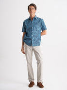 Camisa azul de corte regular de Mr. Blue