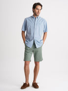Camisa de sarga de corte estándar de Mr. Blue