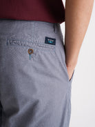 Pantalones cortos azules de corte slim de Mr. Blue