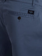 Pantalones cortos azules de corte regular Mr. Blue