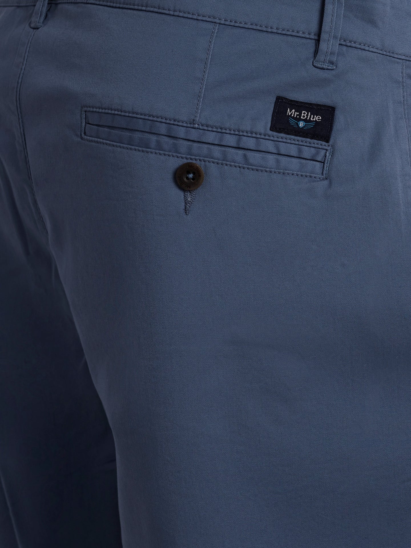 Pantalones cortos azules de corte regular Mr. Blue