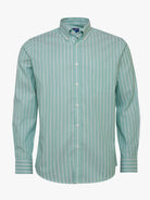 Camisa Oxford Corte Regular Mr. Blue Verde