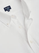 Camisa Regular Fit Lino Blanca Mr. Blue