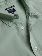 Camisa Regular Fit Popelina Verde Mr. Blue