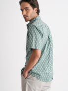 Camisa Regular Fit Popelina Verde Mr. Blue