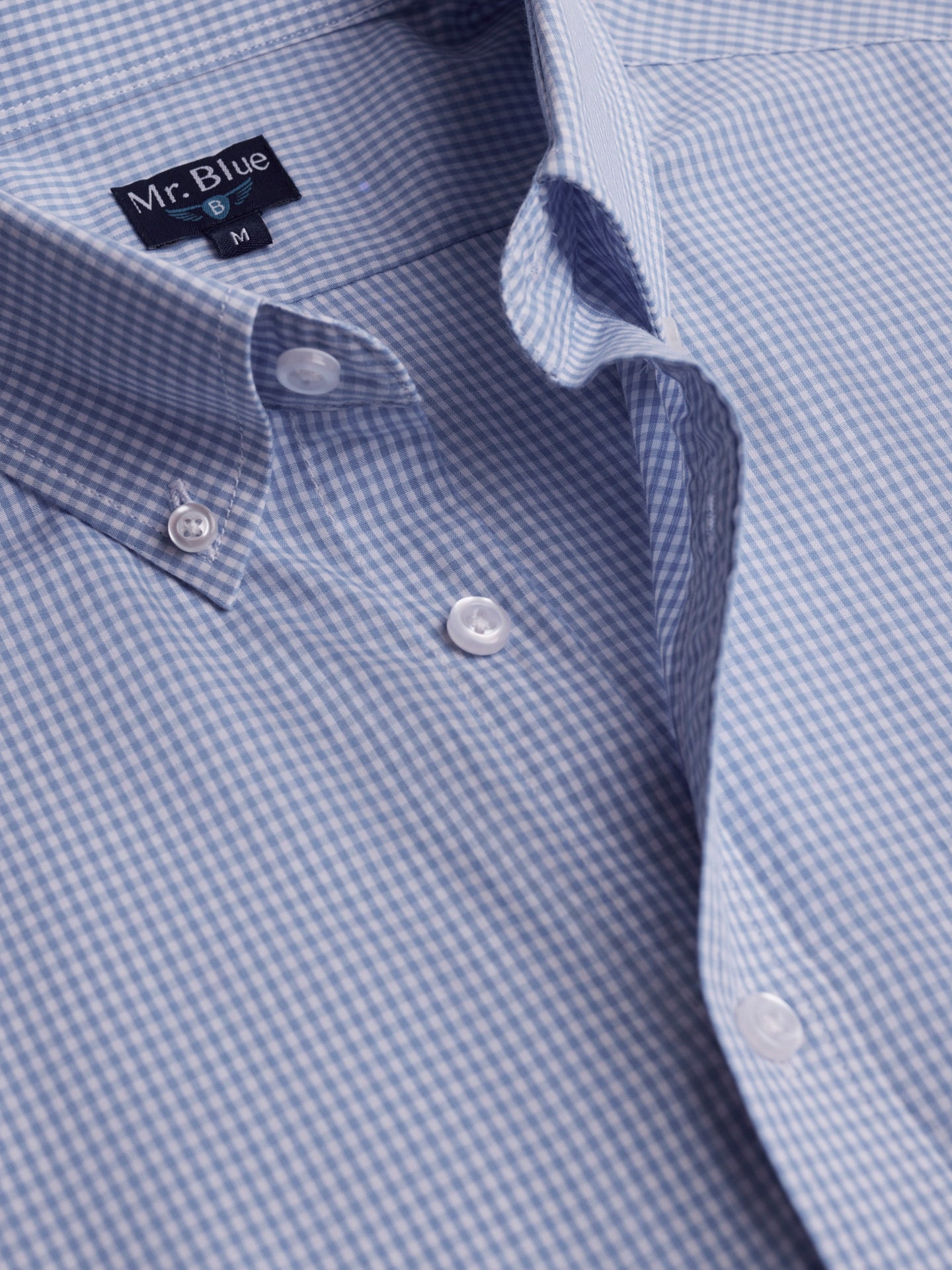 Camisa Popelina Regular Fit Azul Mr. Blue
